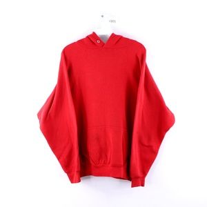 Vintage 80s Streetwear Gusseted Hoodie Sweatshirt